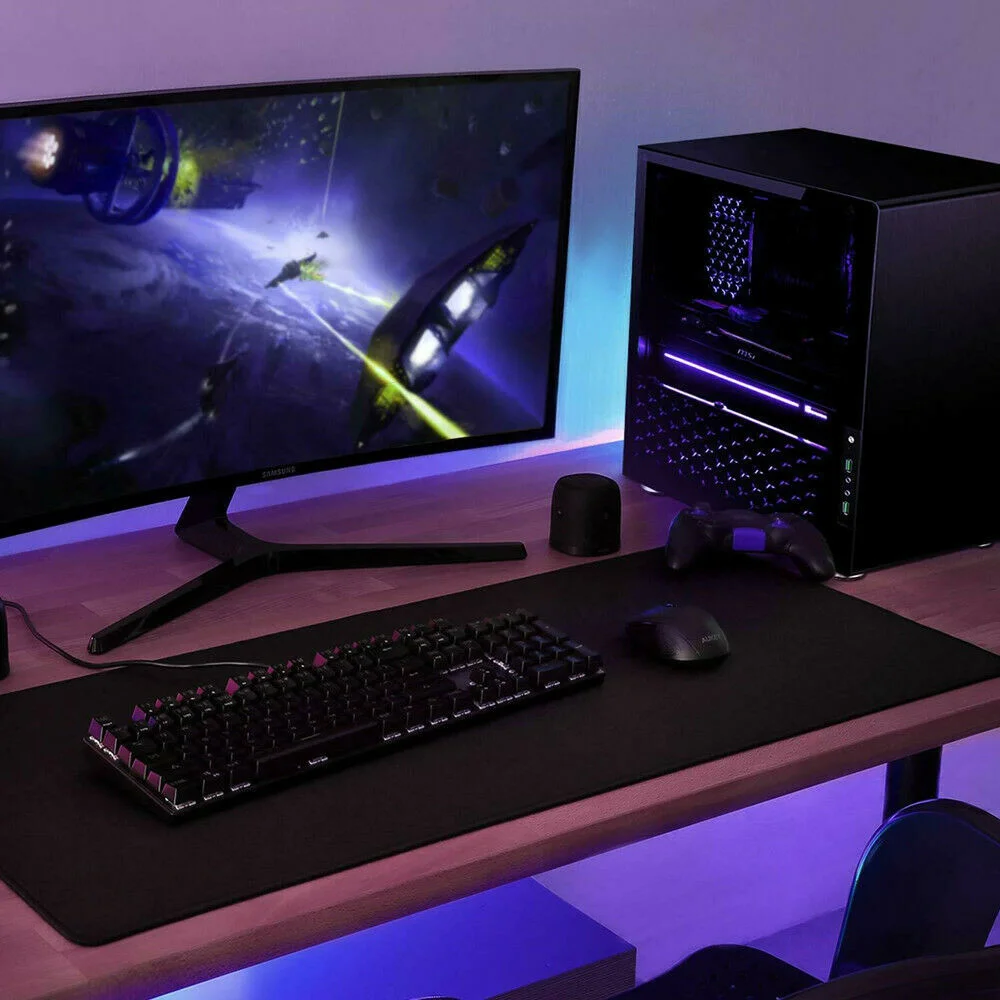 For grand tapls de Souris XXL 900x400x4 Ordinateur PC Gamer Bureau Top Qualité | Mouse Pads
