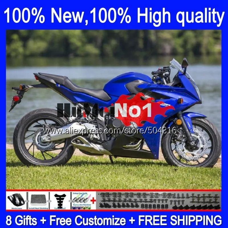 

CBR650F для HONDA CBR650 CBR 650 F 109MC.21 синий глянцевый белый CBR 650F 2011 2012 2013 2014 2015 2016 CBR-650F, возрастом 11, 12, 13, 14, 15, обтекатель