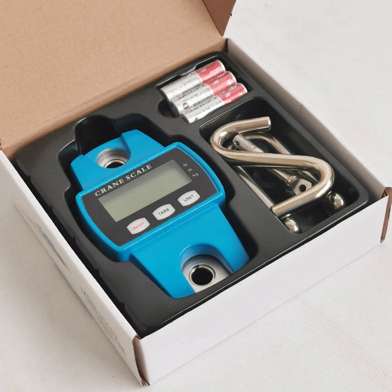

300KG Mini Crane Scale Portable LCD Digital Electronic Balance Hanging Scales Heavy Duty Weight Tool for Home Farm
