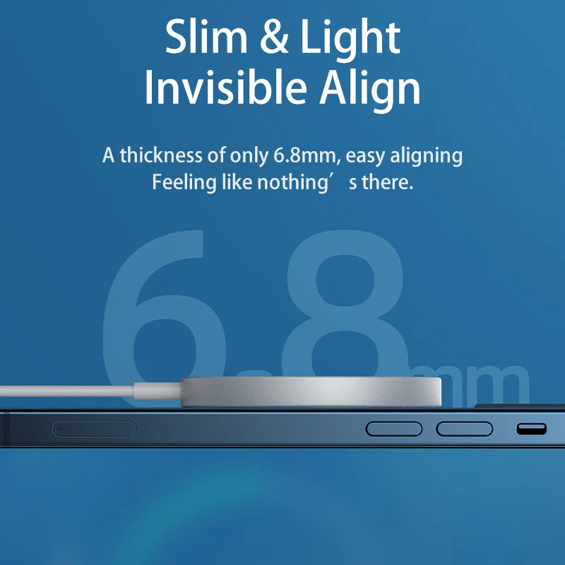 Беспроводное зарядное устройство Remax с магнитной присоской для Iphone13 12 X XR XS Max Samsung