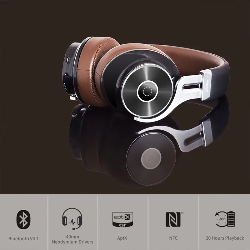 Беспроводные Bluetooth наушники EDIFIER W855BT HD стерео музыка беспроводная гарнитура BT V4.1