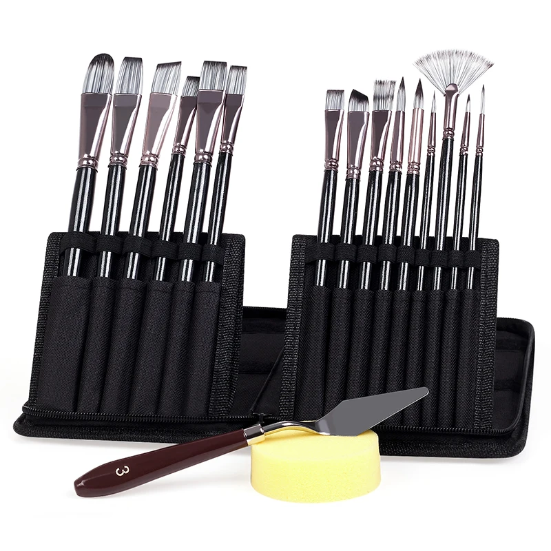 15 шт. акриловая губка для рисования волос | Канцтовары офиса и дома