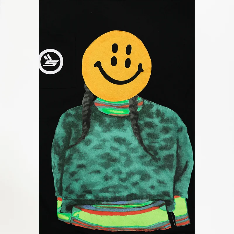 

Hip-Hop Men's Streetwear Harajuku Print Graphic Oversized T-shirt 2021 Summer Cotton Top Black White Round Neck Short Sleeve Tee