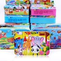hot 100 pieces wooden puzzle kids cartoon jigsaw puzzles baby educational learning interactive toys for children christmas gifts