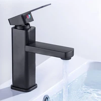 black square bathroom sink faucet single handle basin faucet wash tap bathroom toilet deck mounted basin tap