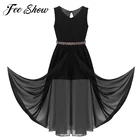 Шифоновое платье-макси без рукавов с V-образным вырезом