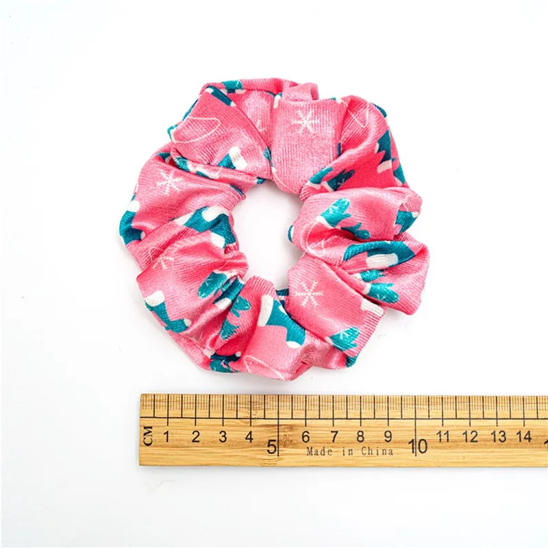 

Women Velvet Striped Scrunchies Soft Hair Rope Knitted Elastic Hair Bands Ties Solid Color Ponytail Holder Hair Accessories