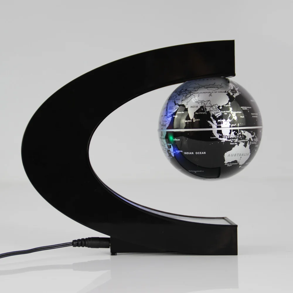 Магнитный парящий в воздухе светящийся 3 дюймов земной шар праздник