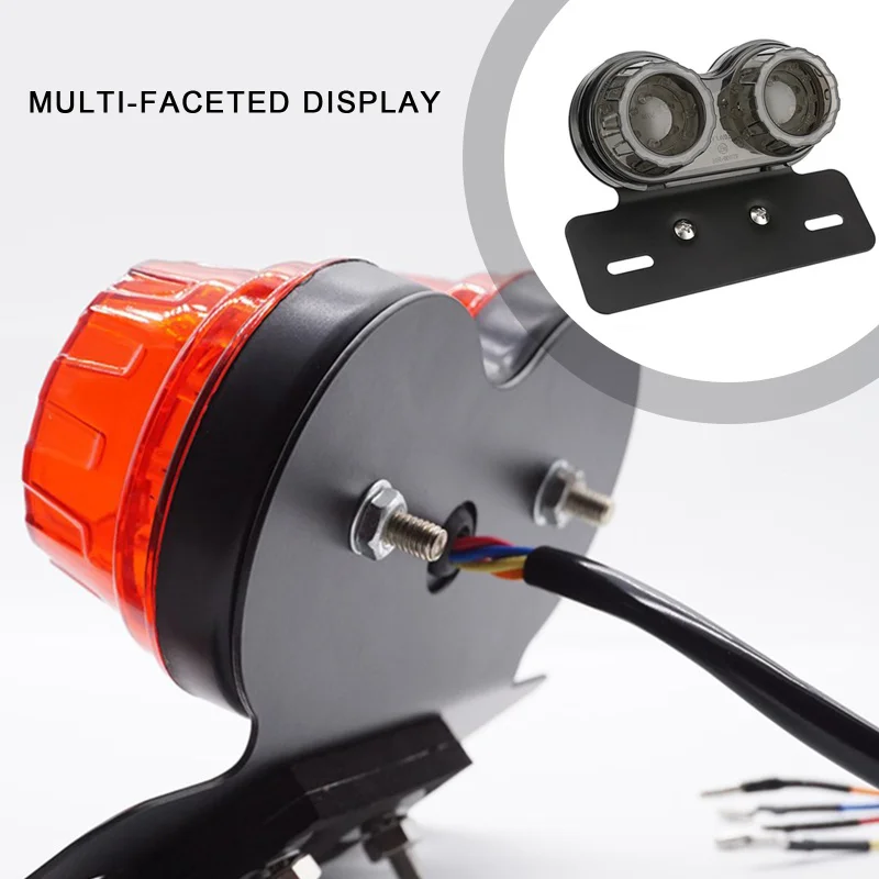 12V мотоциклов сигнальный светильник s двойной задние фонари задний фонарь