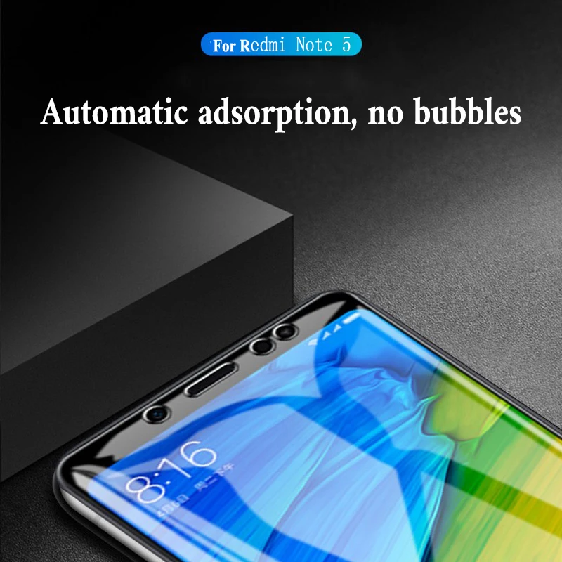 3D закаленное стекло для Xiaomi Redmi Note 5 Pro Plus полное покрытие протектор экрана 5A