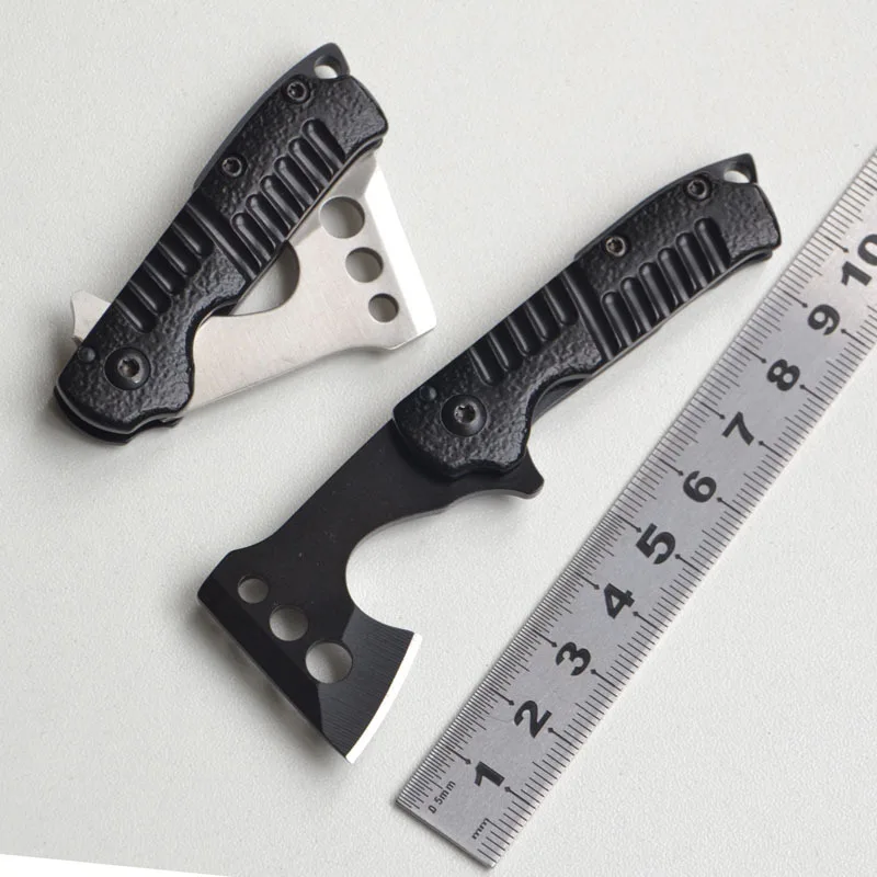 

Mini Axe Folding Knife Sharp Pocket Small Axe Self-defense Knife EDC Keychain Knife Outdoor Portable Knife