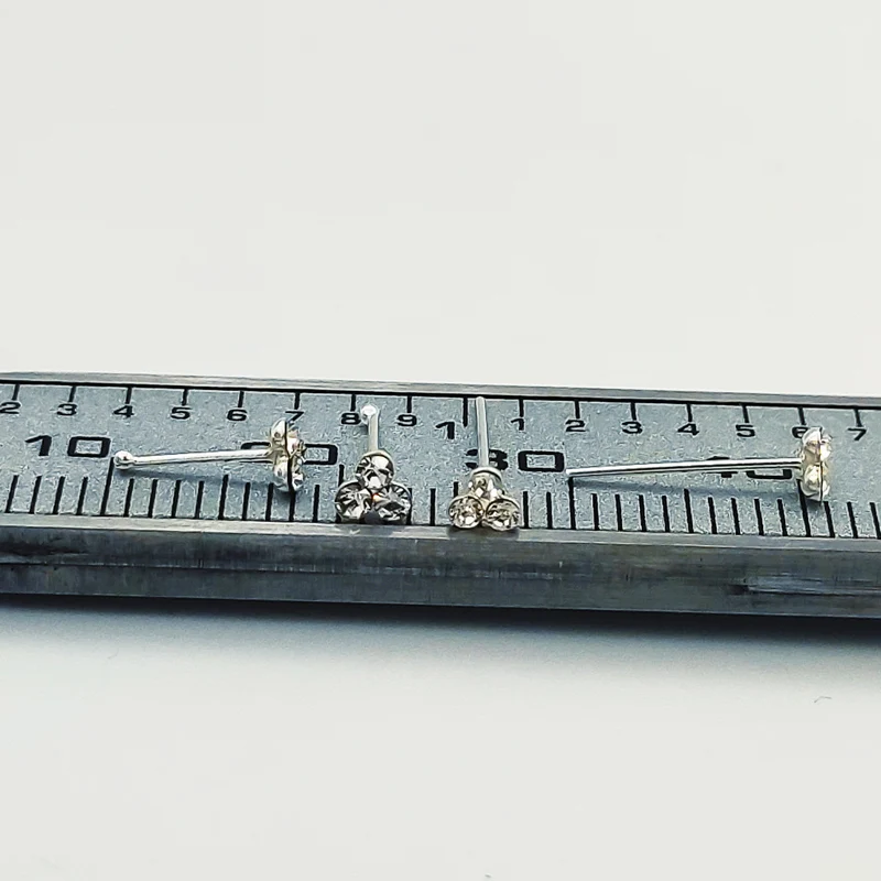 Женское серебряное украшение для пирсинга в виде носа|Украшения волос броши и