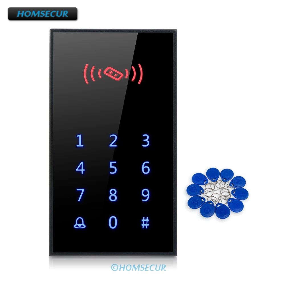HOMSECUR DIY Remote Controlled RFID Door Lock Access Control System With 180kg Magnetic | Безопасность и защита