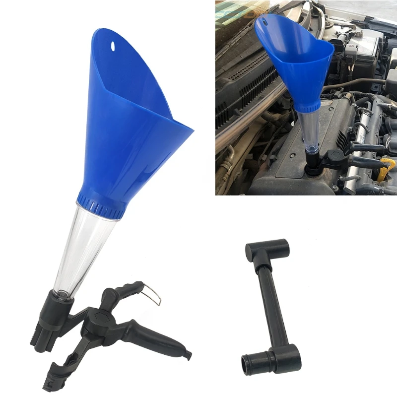 Universal Car Engine Oil Filling Funnel Practical Multifunctional Filler |