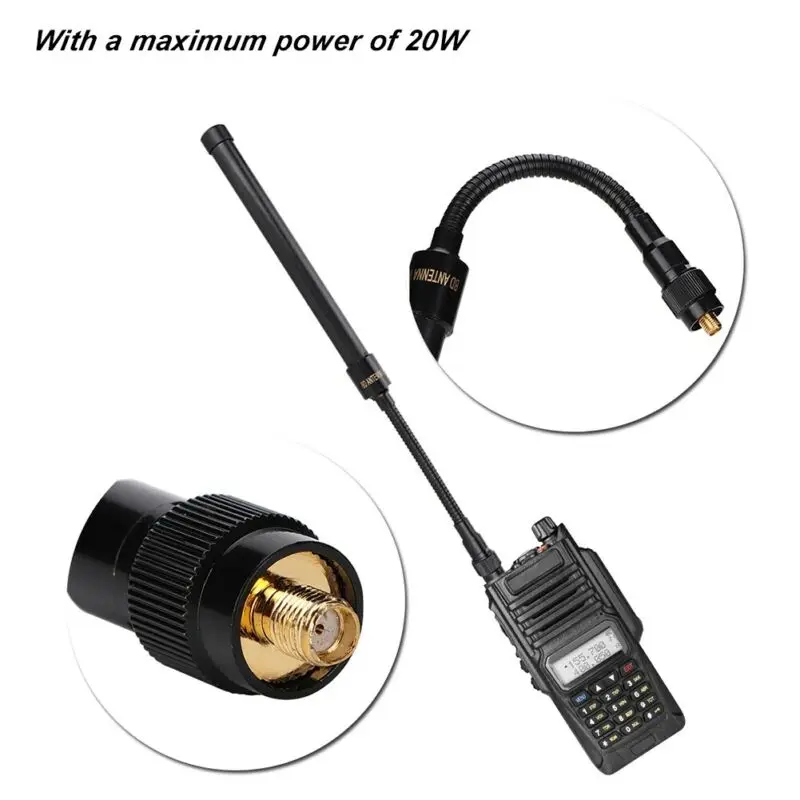 Сменная рация радио антенна двойная частота складная для Baofeng 1 шт. | Мобильные