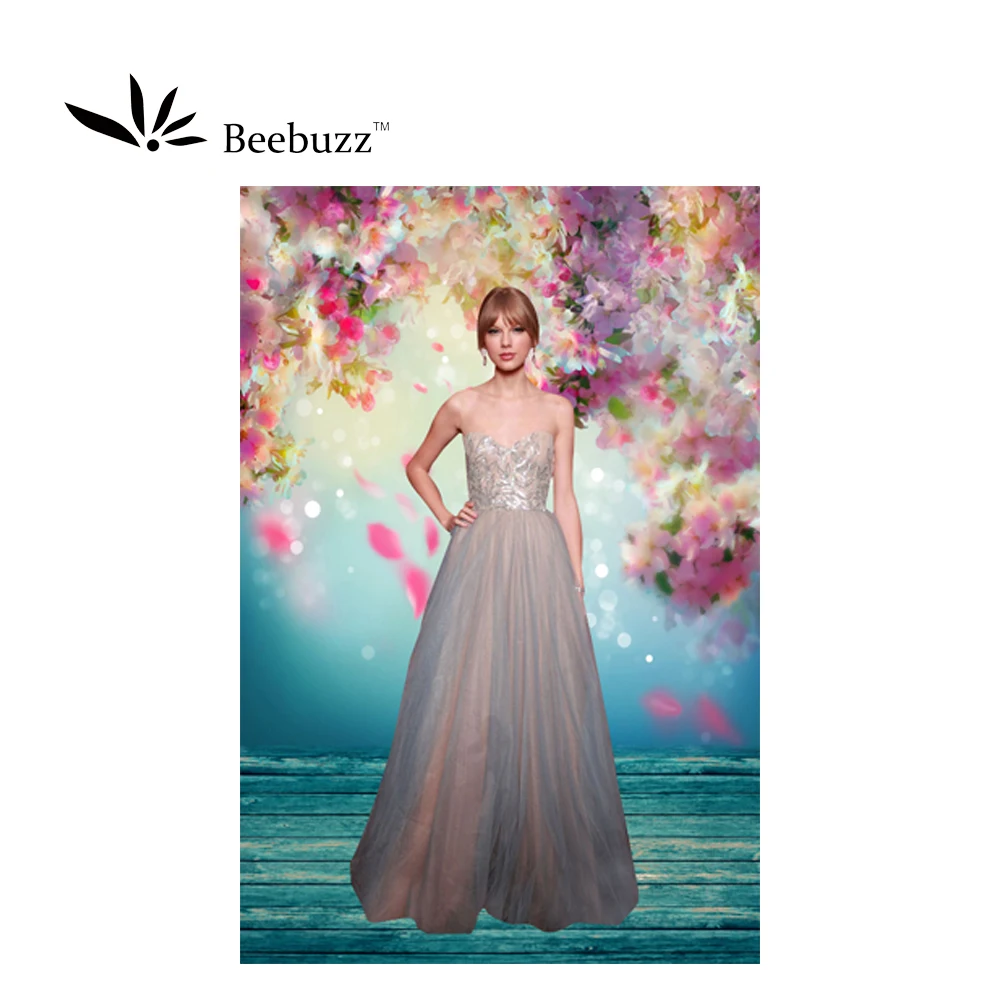 Студийный фон для фотосъемки Beebuzz с изображением цветных лепестков | Электроника