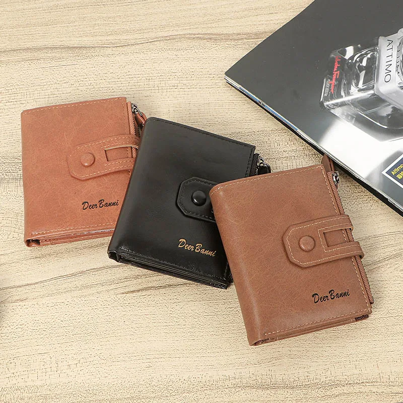 Мужской кошелек для монет короткие мужские кошельки мягкий женский на молнии с