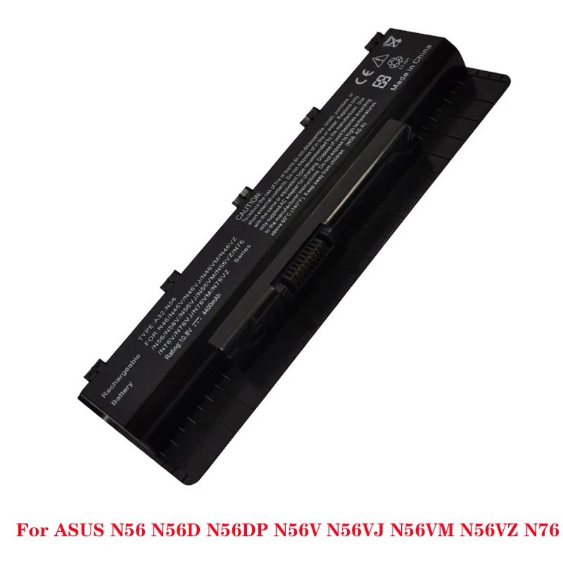 Аккумулятор на 6 ячеек для ноутбука Asus N56 N56D N56DY N56J N56JK N56VM N56VV N56VZ N56JN N56JR N56V