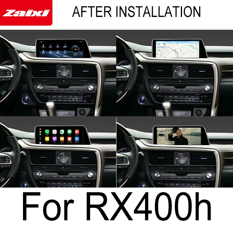 ZaiXi для Lexus RX 400h RX400h 2015 ~ 2018 Android Автомобильная GPS навигация карта мультимедийный