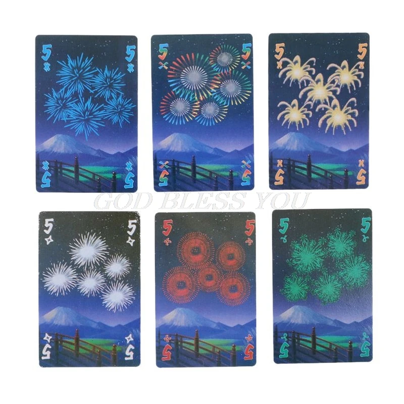 HANABI настольная игра 2-5 игроков карточные игры легко играть забавная