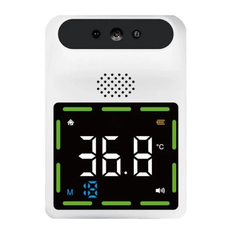 

Настенный инфракрасный термометр для лба, Bluetooth Смарт-термометр с цифровым дисплеем, приложение для сигнализации для офиса и школы