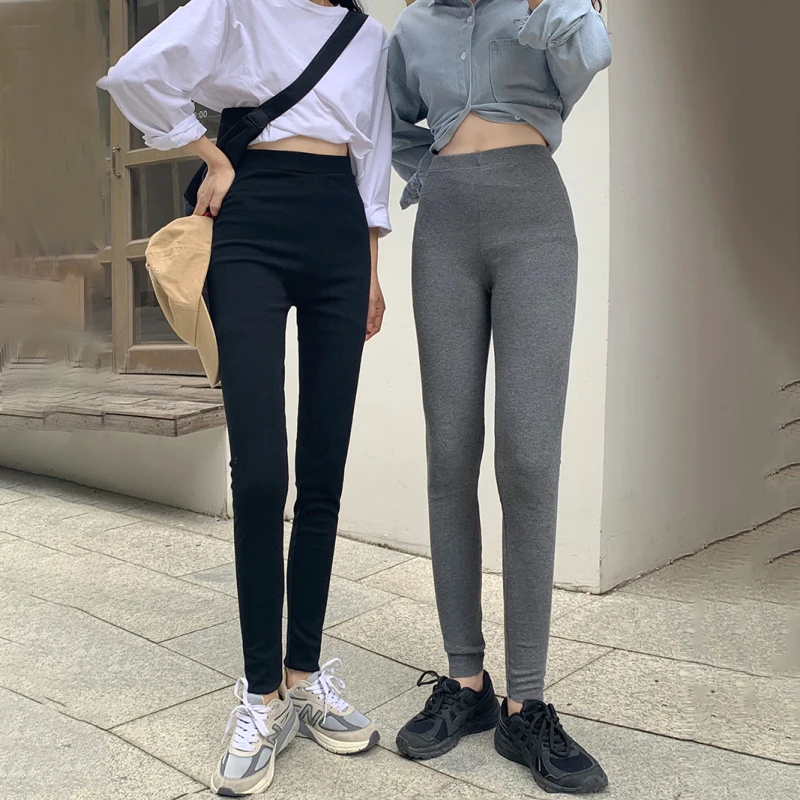 2021 Autumn Women Yoga Pants Stretchy Long Sport Leggings High Waist Slim Fit Trousers