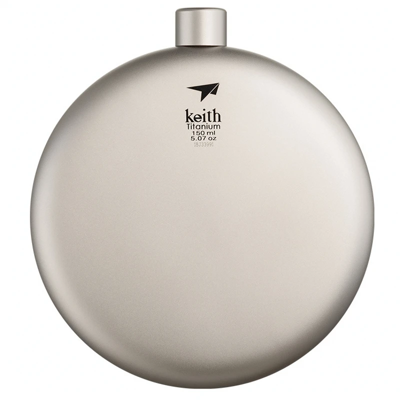 Портативная мини чайник походная бутылка с воронкой из титана|Столовые приборы