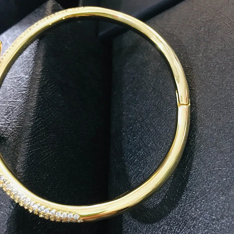 Donia Jewelry European and American fashion copper micro inlaid AAA zircon bracelet geometric figure | Украшения и аксессуары
