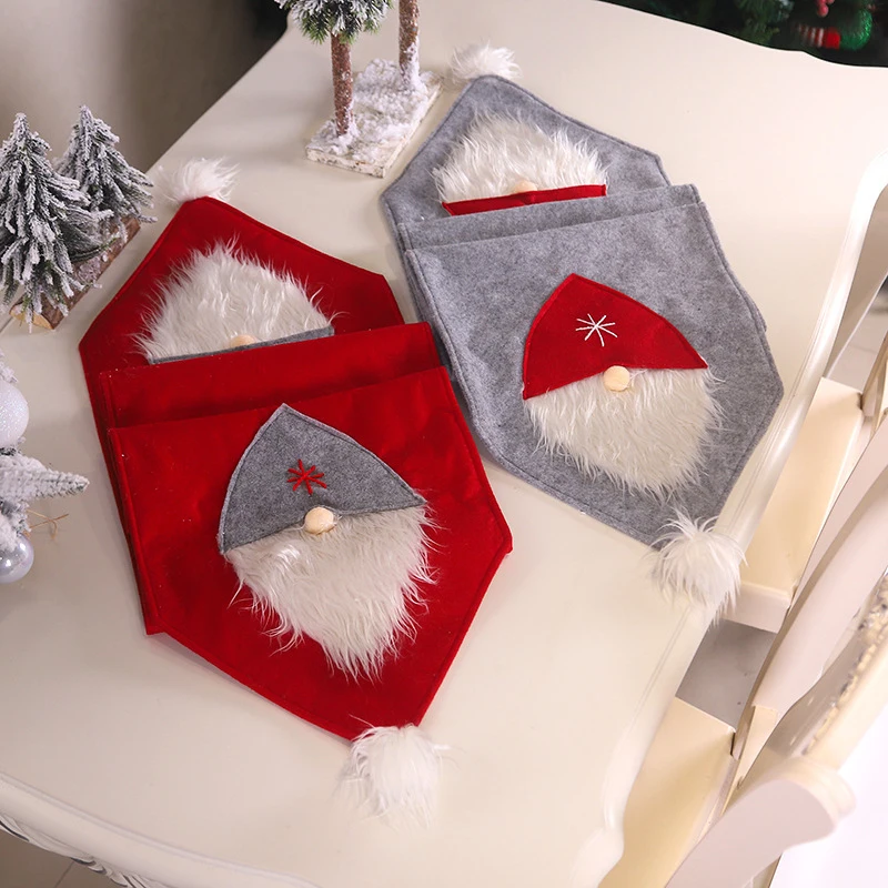 Домашний декор DIY Дом Санта Клаус баннеры для стола Рождественское украшение