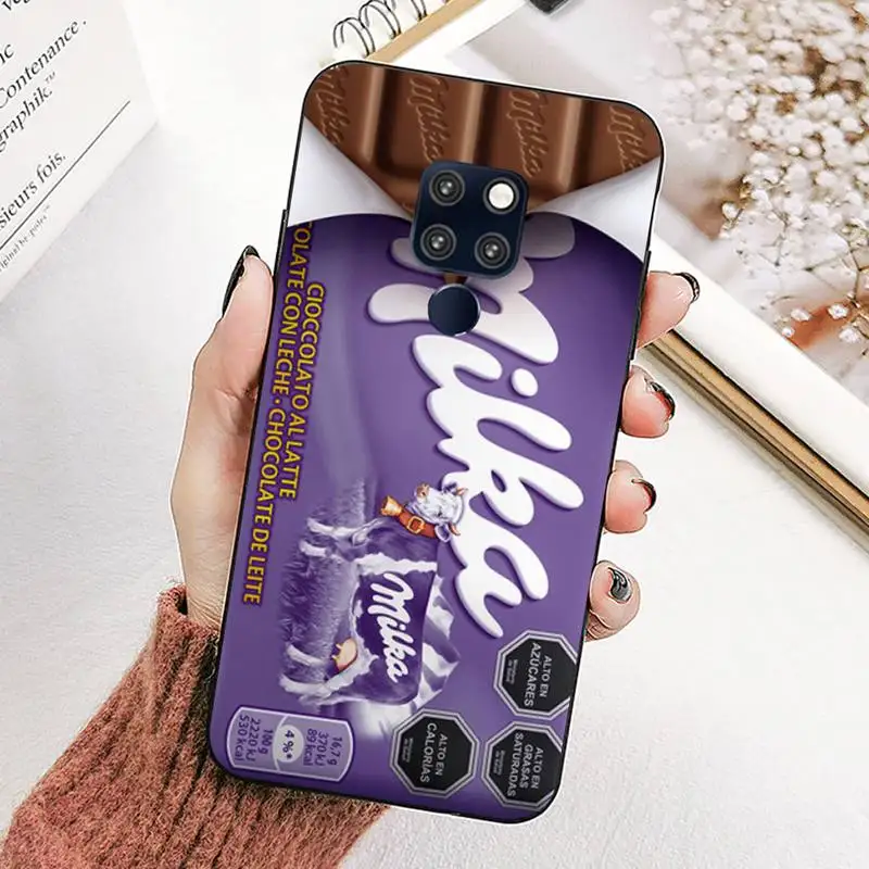 

Chocolate Milka Box Phone Case for Huawei Mate 10 20 lite pro Y 5 6 7 8 9 prime 2019