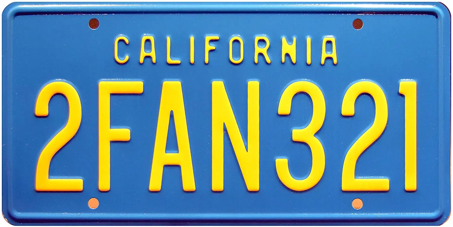 

Celebrity Machines Big Trouble in Little China | 2FAN321 License Plate