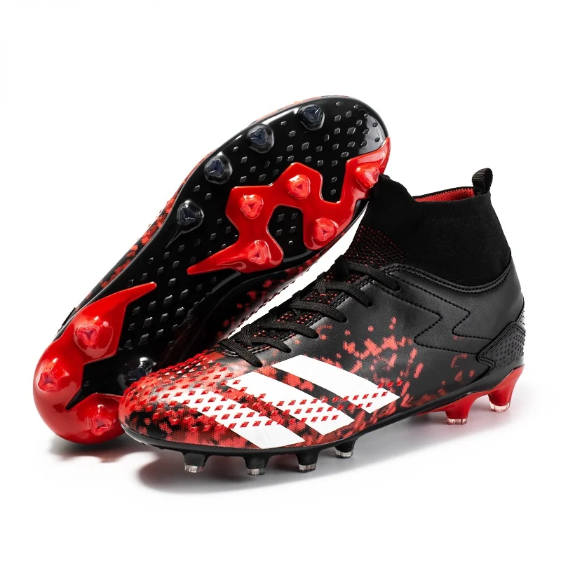 

Hete Verkoop Mannen Voetbal Schoenen Grote Maat Ultralight Voetbal Laarzen Jongens Sneakers Antislip Ag/Tf voetbal Schoenplaten