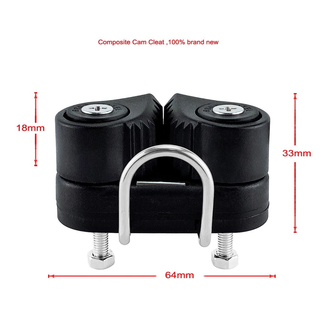 Черный шаровой подшипник якорная камера для Каяка 3 12 мм|Морское оборудование| |