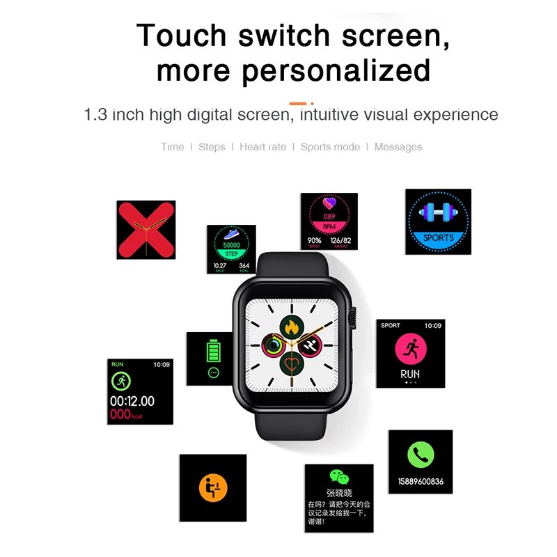 

D20 Bluetooth Smart Watch Fitness Tracker Bracelet Watch Heart Rate Blood Pressure Bracelet Men Waterproof Pedometer Smart Band