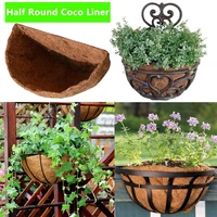 half round coco liner half circle wall planter coco fiber replacement liners for wall hanging baskets