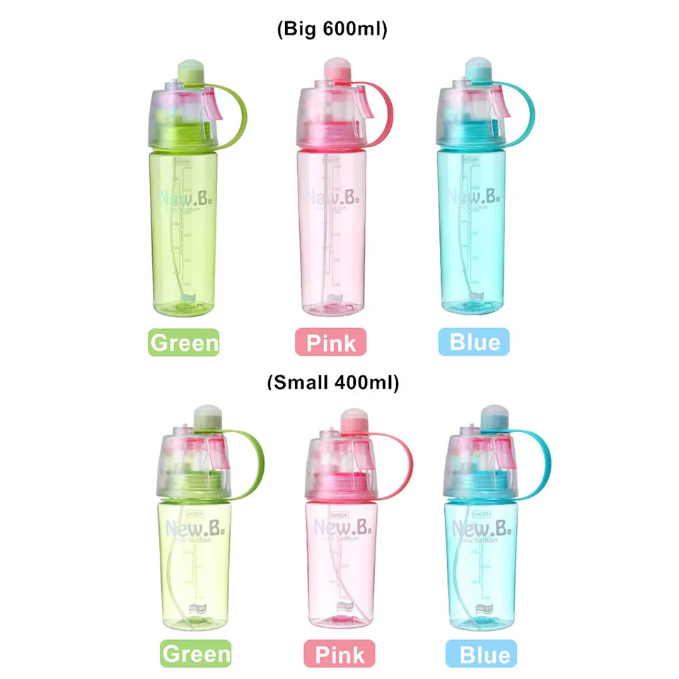 600 мл Спортивная бутылка спрей для спортивной гимнастики пластиковые бутылки