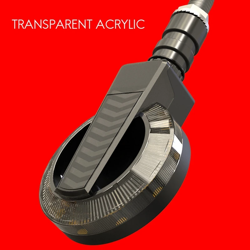 

2PCS Motorcycle Turn Signals Light Tail Flasher Flowing Water Blinker IP68 Motorcycle Flashing Lights