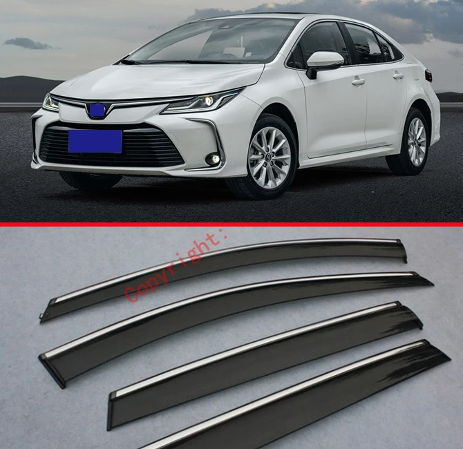 Ветрозащитный козырек для Toyota Corolla E210 Sedan 2019 2020|Навесы и укрытия| |