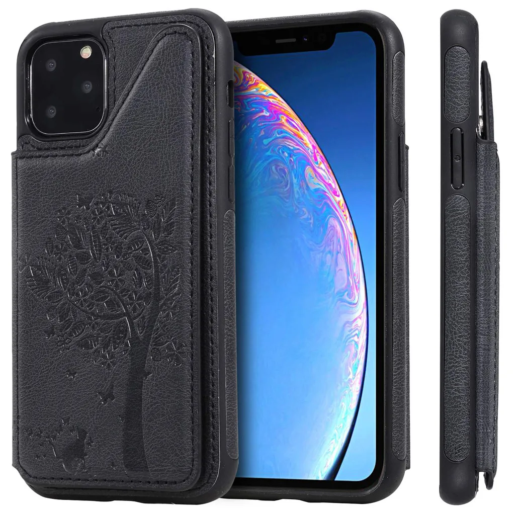 Чехол Кошелек CARPRIE для iPhone 11 Pro Max противоударный Гибридный Силиконовый чехол из