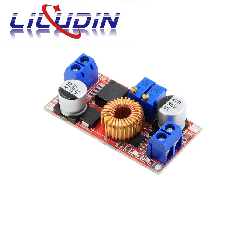 Регулируемая понижающая зарядная плата CC/CV макс. 5 А XL4015 модуль преобразователя