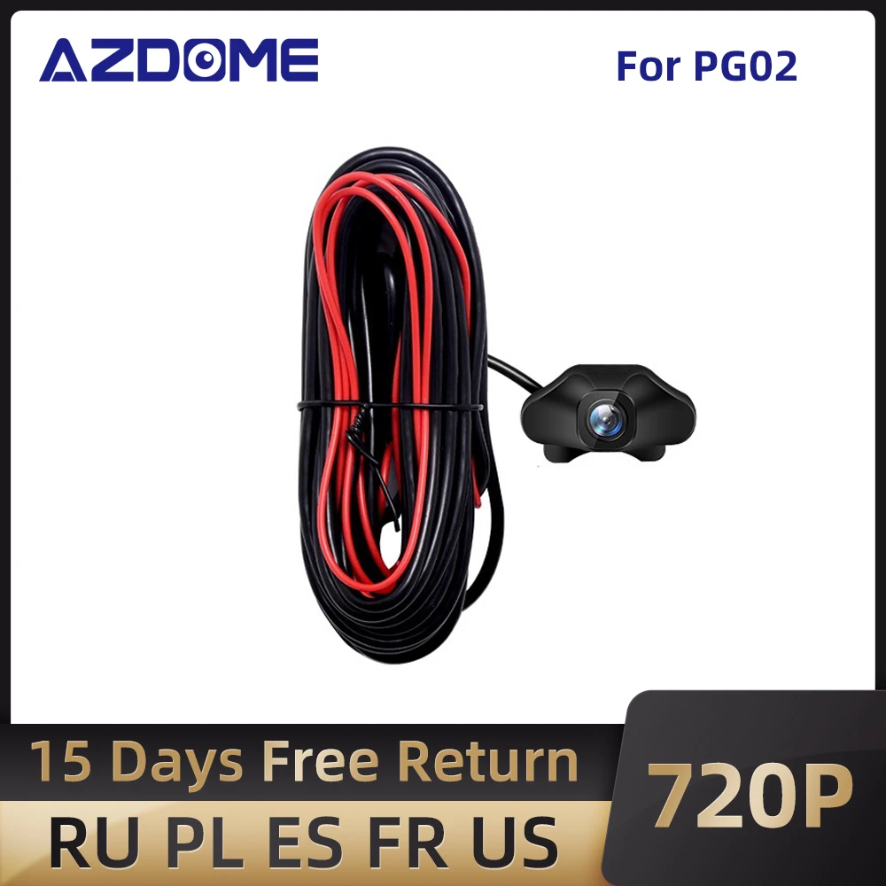 Автомобильная камера заднего вида AZDOME 720P для PG02 DVR видеорегистратор