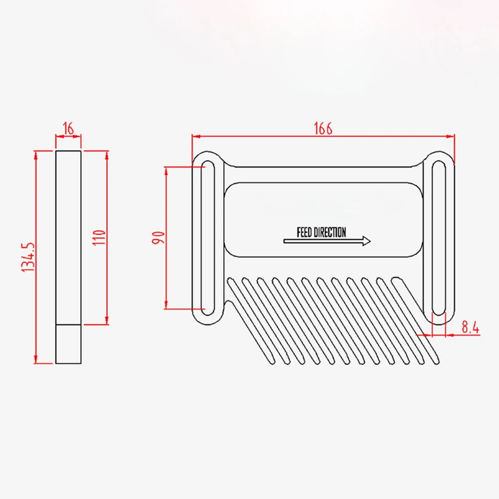 Полипропиленовая деревообрабатывающая перьевая доска набор двойных перьевых