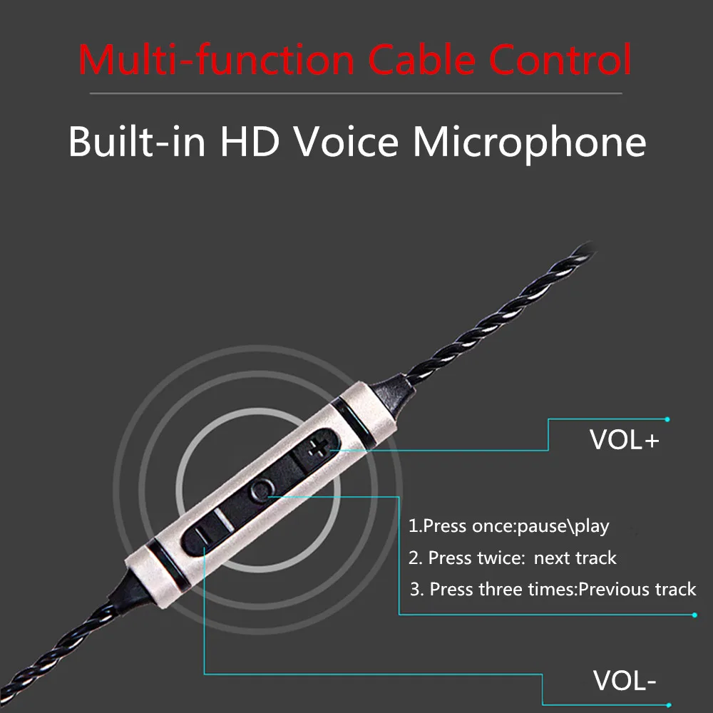 SENFER DT6 1BA + 1DD гибридные наушники вкладыши HIFI DJ спортивные для бега с микрофоном