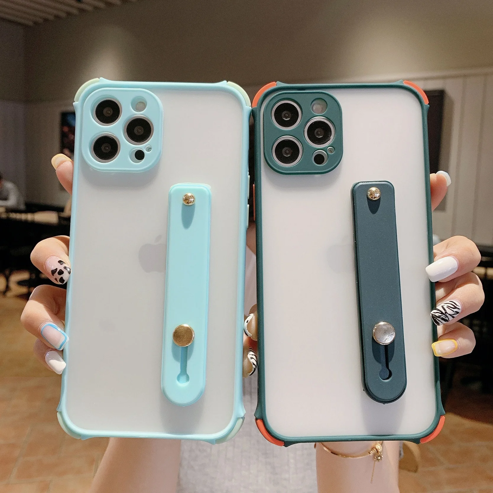 

Four-Corner Fall Bring Bracket Phone Case For Huawei Honor 9X 8S 30 20 30i 8A Pro Lite Play 4 3E Y5 Y6 Y7 Y9 Prime 2019 Y8S Case