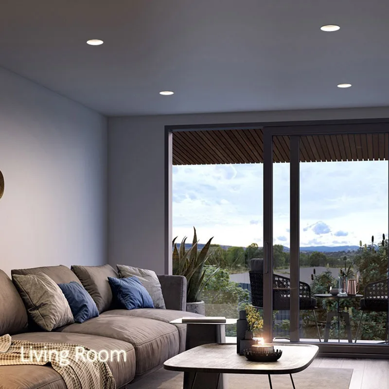 

Dimmable LED Downlight Deep Anti-Glare Led Ceiling Lamp Black White LED Spot Lighting Bedroom Kitchen Led Recessed Downlight