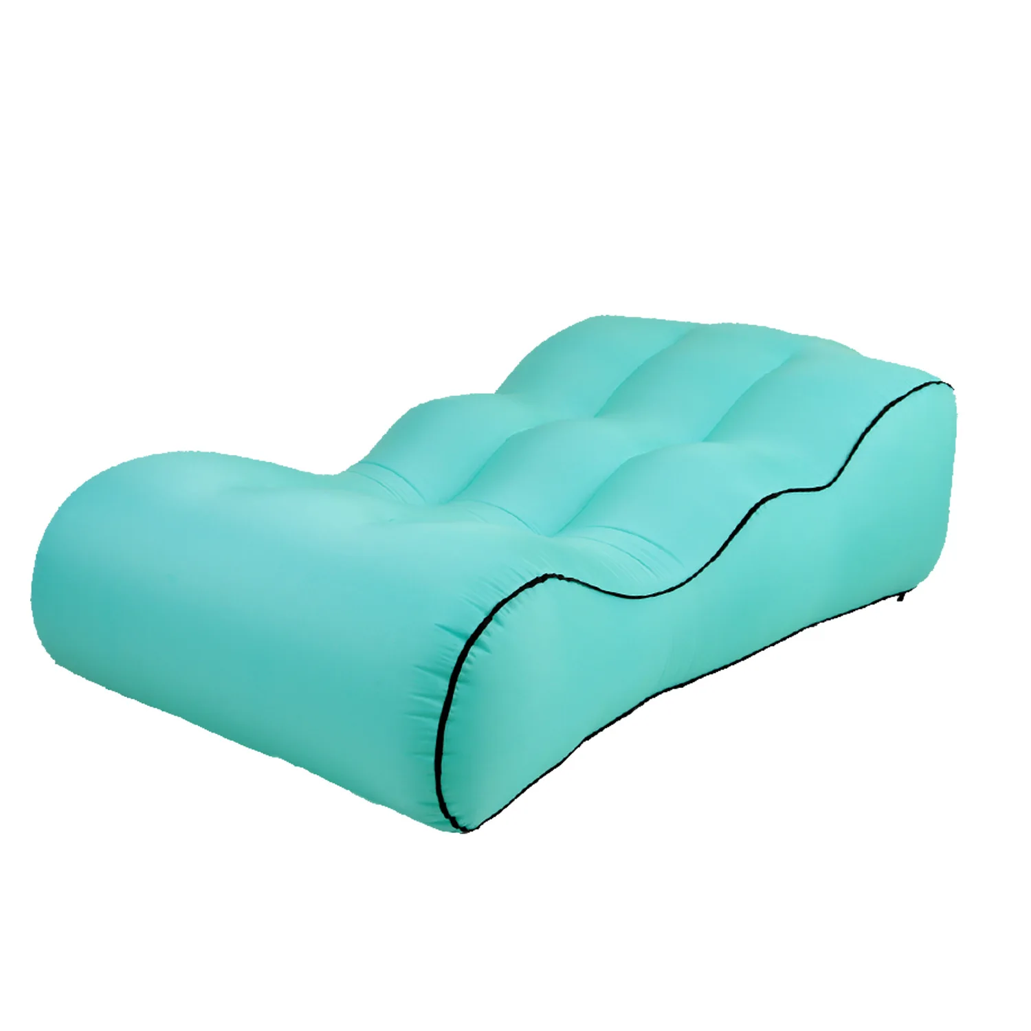 

Simple Modern Air Sofa Outdoor Beach Garden Portable Single Person Inflatable Bed Moisture Proof Cushion Water Couch Bed