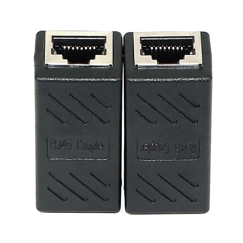2 пакета RJ45 муфта Ethernet кабель LAN разъем Inline Cat7/Cat6/Cat5e удлинитель адаптер Женский к