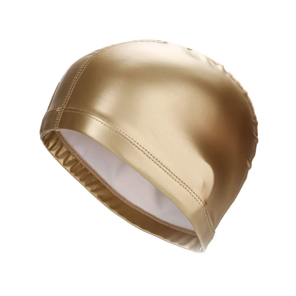 Водонепроницаемая шапочка для плавания из искусственной кожи с покрытием