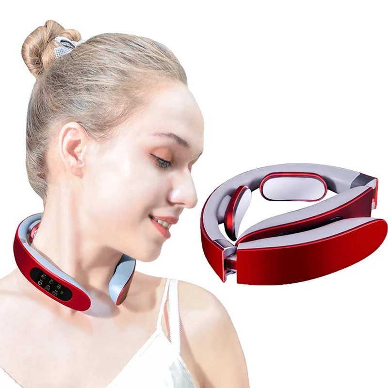 Новый Интеллектуальный Массажер для шейного отдела портативный складной