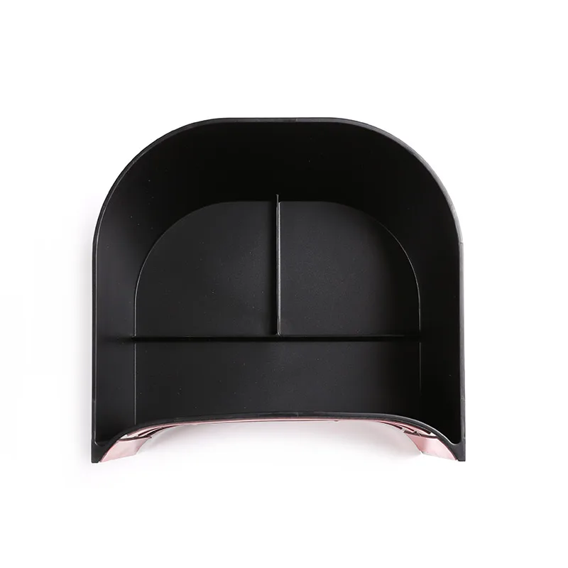 

Car Accessories For Tesla Model 3 2016-2019 ABS Black Car Rear storage box Two-row sundries storage box Car Storage box